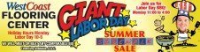 Visit West Coast Flooring San Marcos for Labor Day Specials